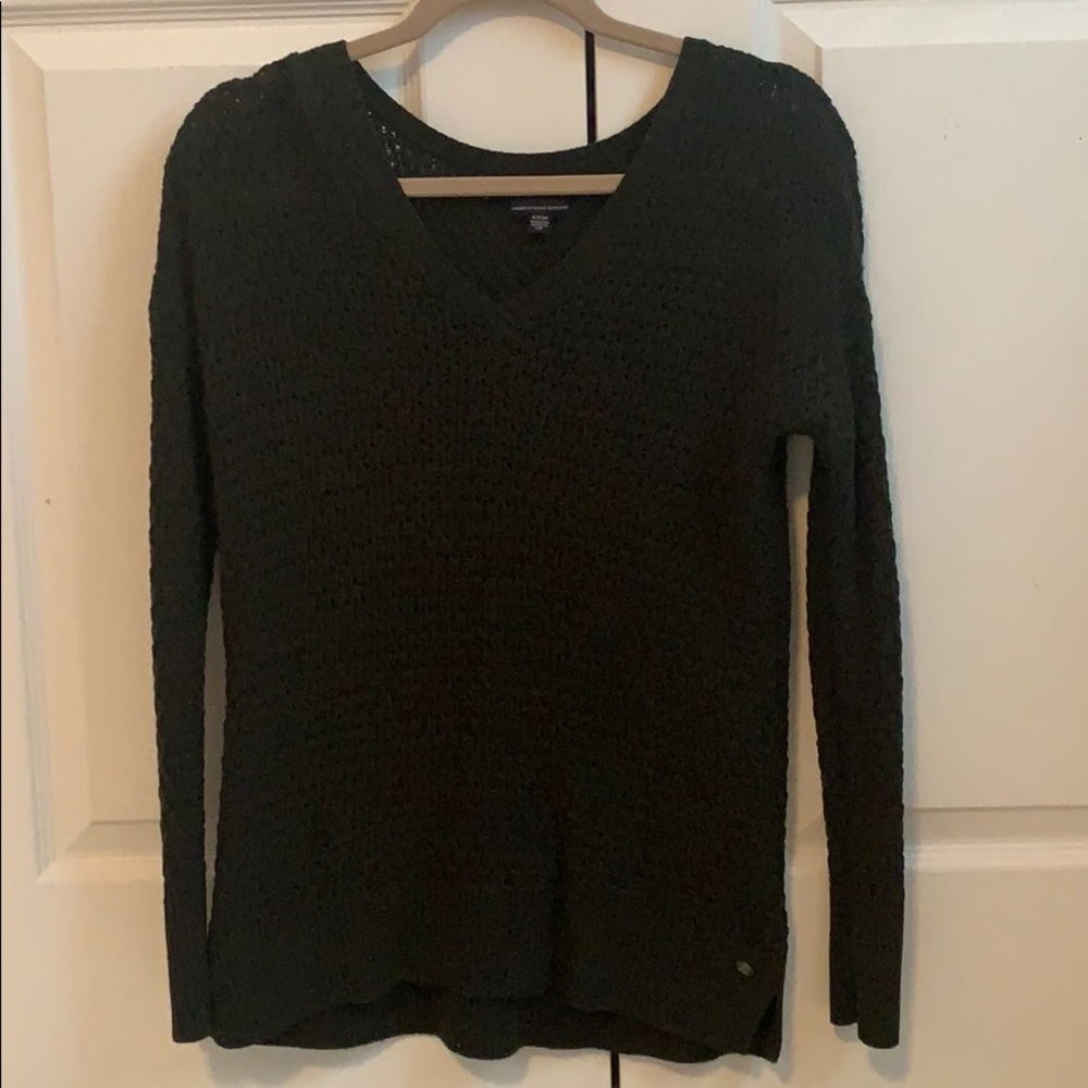 Dark green sweater